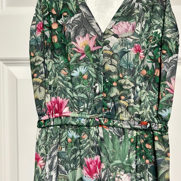 H&M conscious collection tropical print maxi dress - Picture 3 of 5